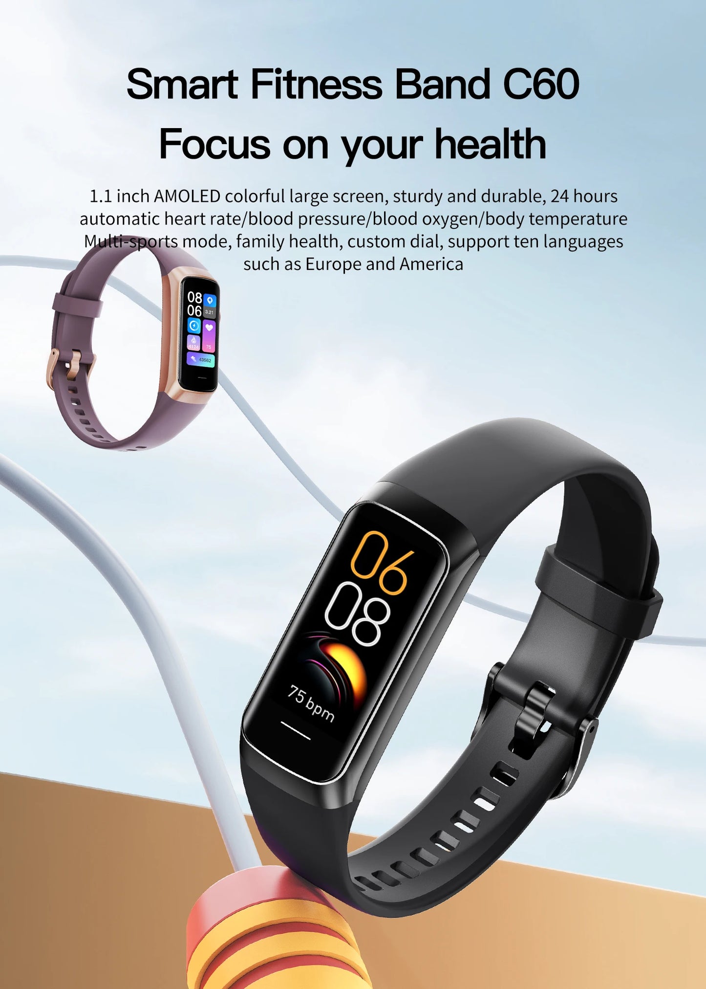Amoled Smart Watch