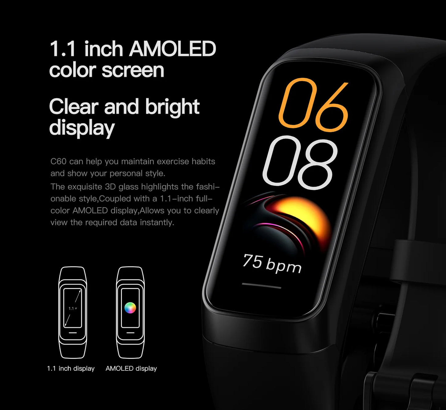 Amoled Smart Watch